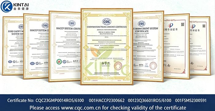 Our certifications Our certifications